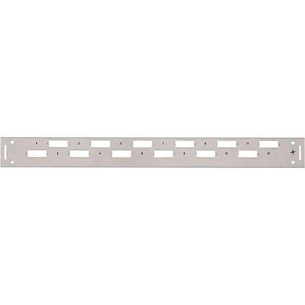 Telegärtner 19Z.Frontplatte 1HE für 12xSCD/BasisV TN-FP12SCD-BV-1HE